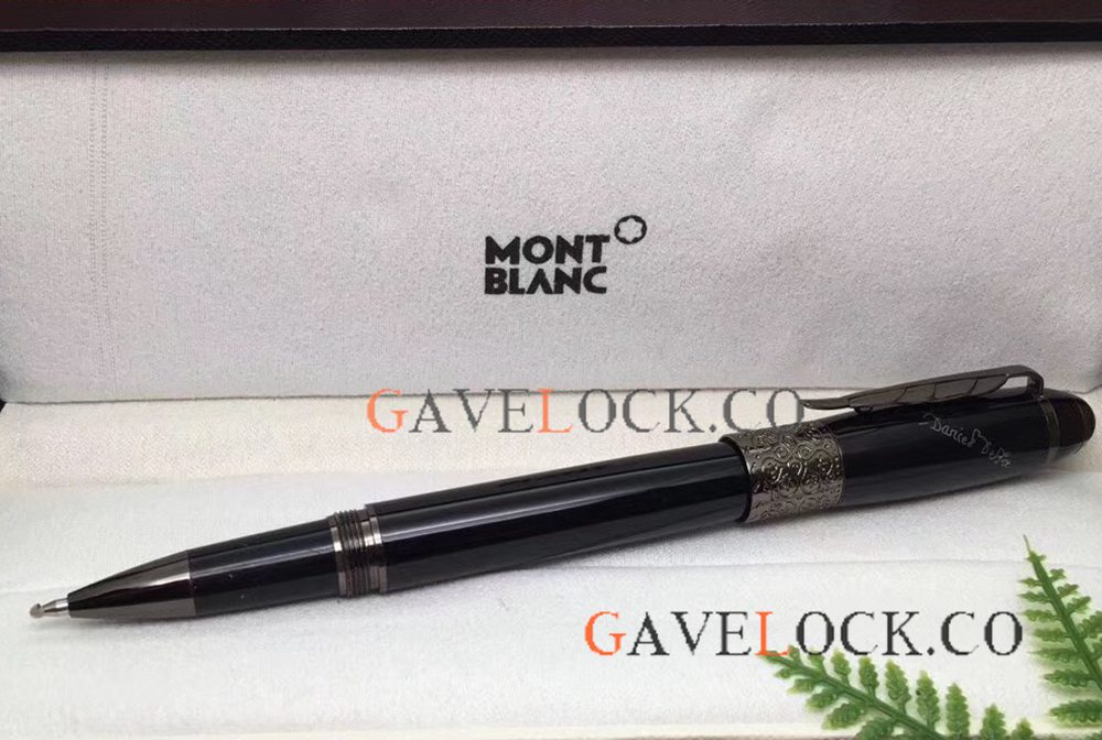 Montblanc Daniel Defoe Series All Black Rollerball Pen - AAA Replica